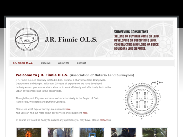 J R Finnie Ontario Land Surveyor