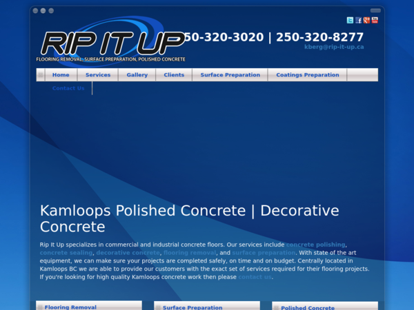 Rip-it-Up Polished Concrete