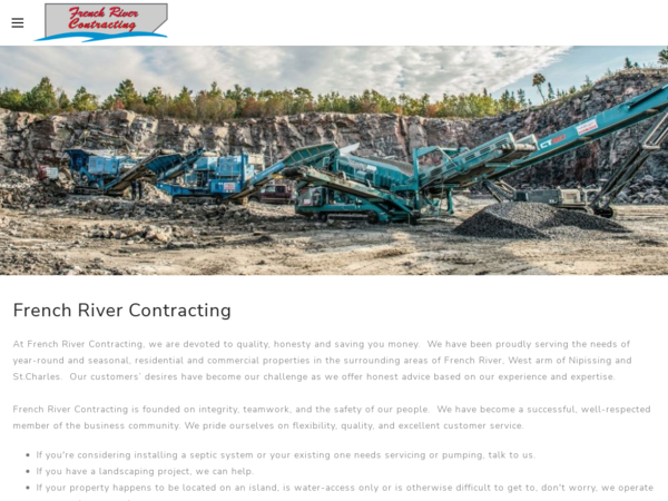 French River Contracting / Bayview Excavating