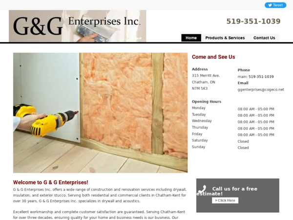 G & G Enterprises Inc