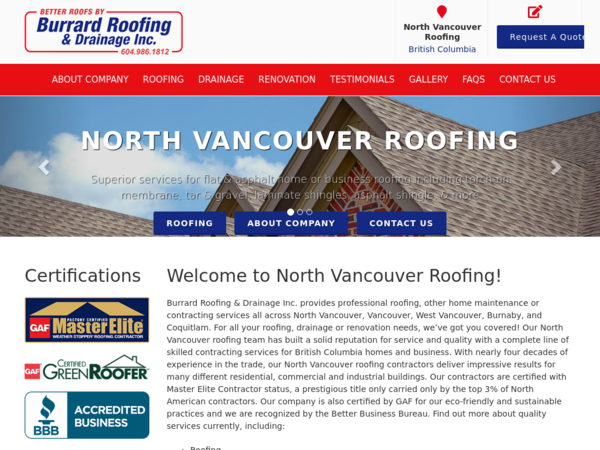 North Vancouver Roofing