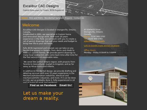 Excalibur CAD Designs