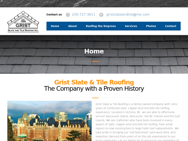 Grist Slate & Copper Roofing