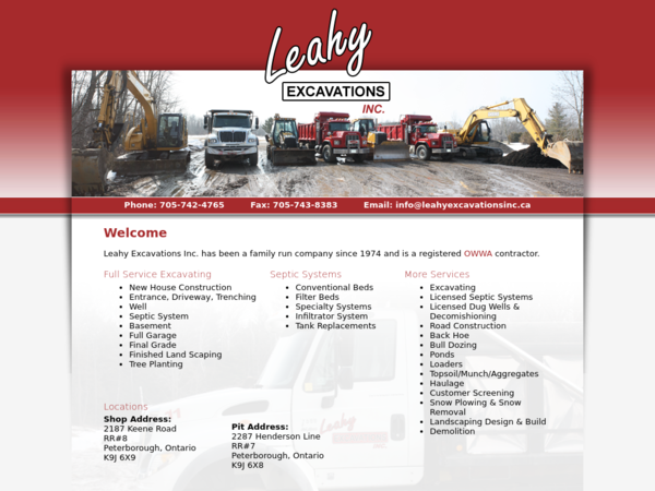 Leahy Excavation Inc