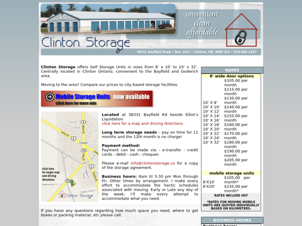 Clinton Storage