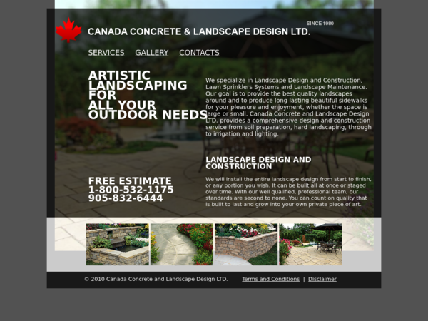 Canada Concrete & Landscape Design Ltd