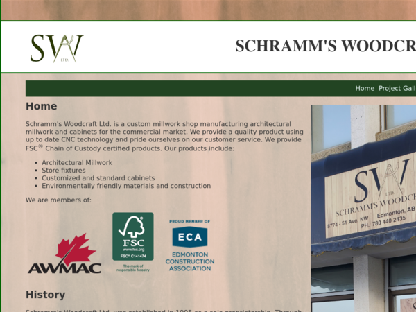 Schramm's Woodcraft LTD