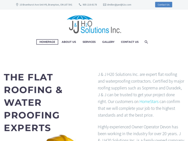 J & J H20 Solutions Inc