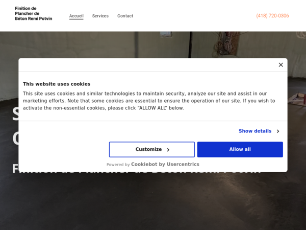 Finition De Plancher De Beton Remi Potvin