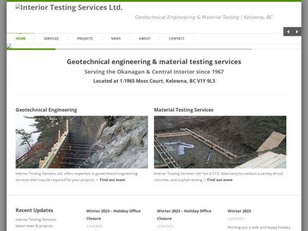 Interior Testing Services Ltd