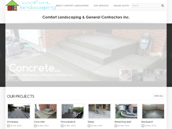 Comfort Landscaping & General Contractors Inc.
