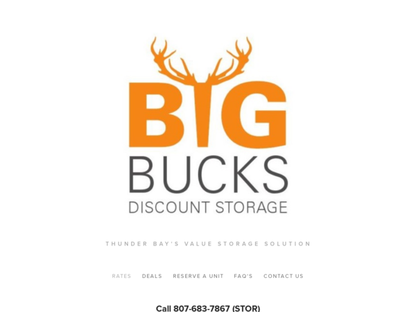Big Bucks Discount Storage