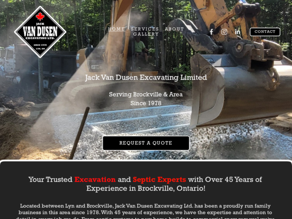 Jack van Dusen Excavating Limited