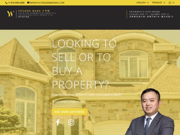 Yucong Wang Immobilier/Real Estate 王聿聪地产