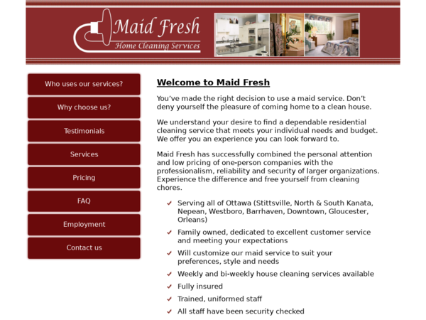 Maid Fresh Home Cleaning
