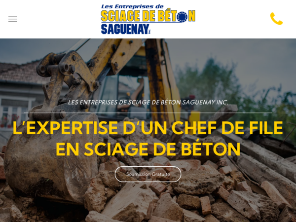 Les Entreprises De Sciage De Béton Saguenay Inc