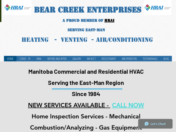 Bear Creek Enterprises Heating and Cooling