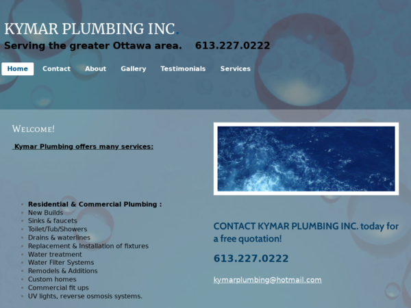 Kymar Plumbing Inc.