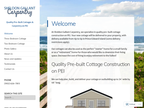 Sheldon Gallant Carpentry and PEI Pre-Built Cottages