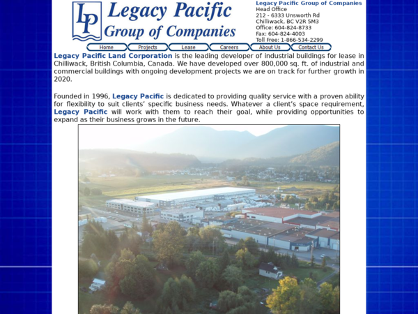 Legacy Pacific Land Corporation