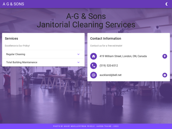 A-G & Son Janitorial Cleaning