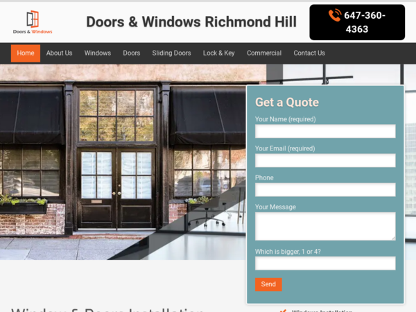 Custom Windows & Doors Richmond Hill