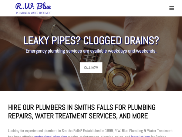 R.w.blue Plumbing & Water Treatment