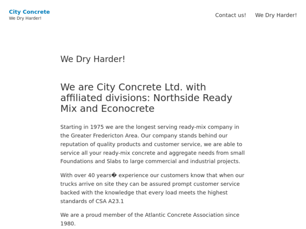 City Concrete Ltd.