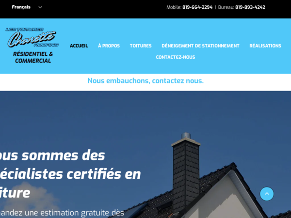 Les Toitures Charette Roofing Inc