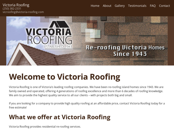 Victoria Roofing Co. Ltd.